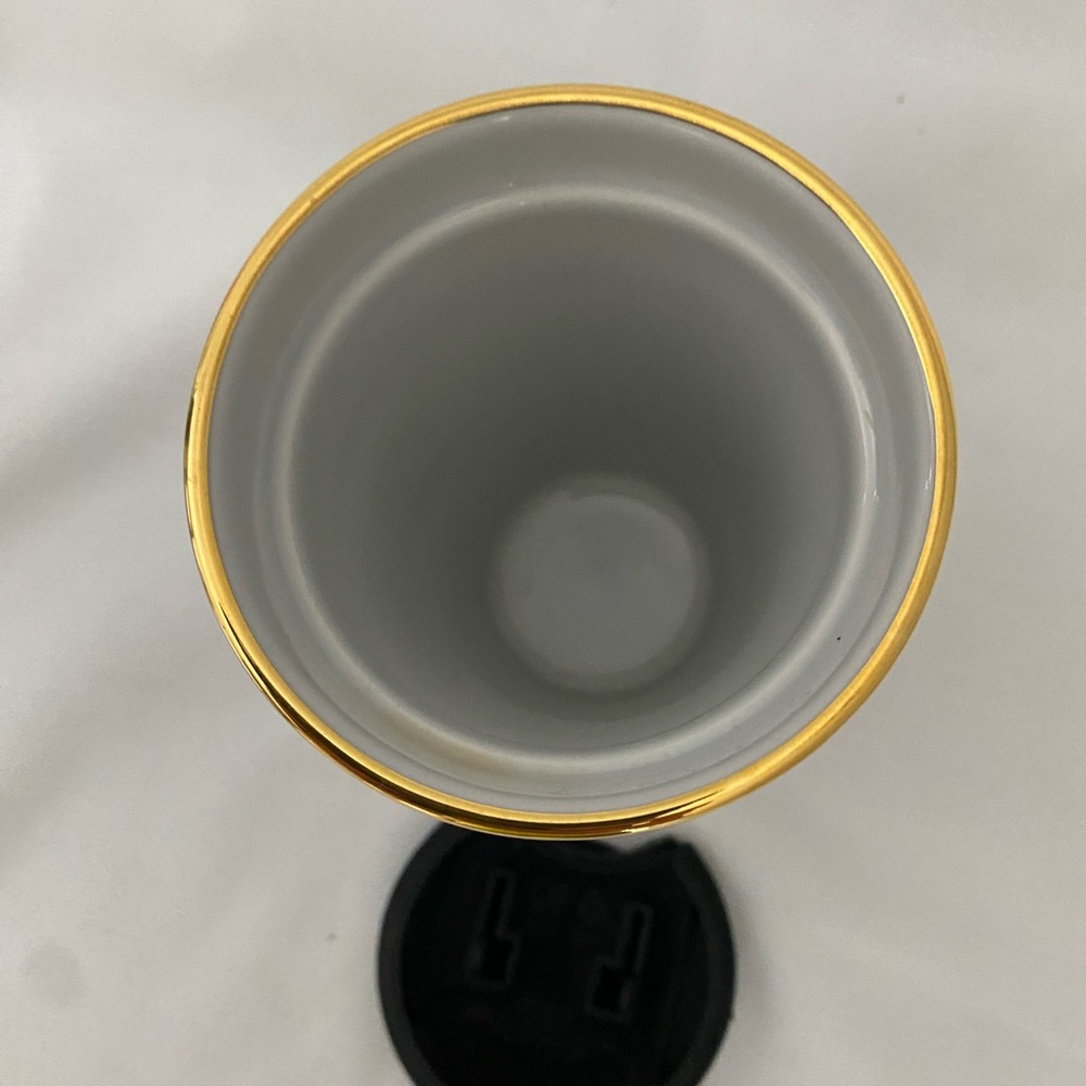 Starbucks 2015 ceramic 12 oz Tumbler Face Compact Mirror Dot Collection - Picture 4 of 7
